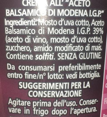 Krem balsamiko Fior Fiore Coop, Modena IGP, pa gluten