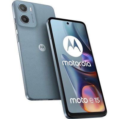 Телефон Motorola Moto e15, 6.67", Dual SIM, 4G, сина боја