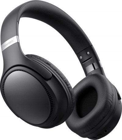 Kufje pa tela Tonsil R35BT, Bluetooth 5.3, 55 orë, të zeza