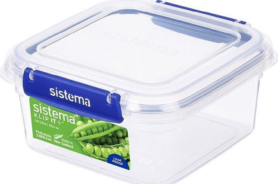 Enë për me Rujtë Sistema Klip It Plus Square, 1.15L, transparente