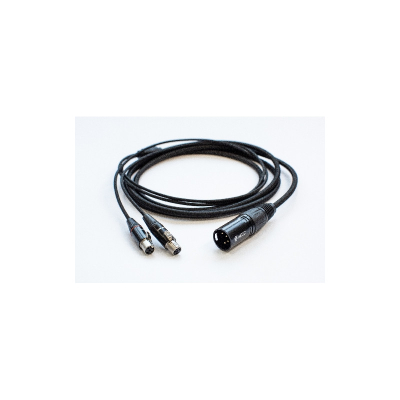 Kabllo kufjesh HEDD Audio HEDDphone One HPC2, 4-pin XLR në 2x mini XLR, 2.2m, e zezë