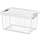 Kuti ruajtëse Storage Solutions Storage Box, 1250ml, plastike, transparente