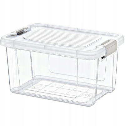 Kuti ruajtëse Storage Solutions Storage Box, 1250ml, plastike, transparente