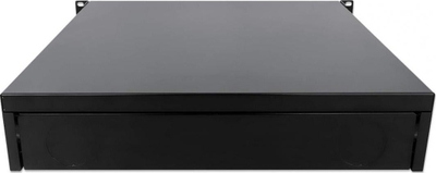 Sirtar me bravë Intellinet Rack 2U, 19", 466 x 483 x 89 mm, i zi