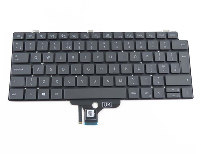 Tastierë Dell Latitude 7310, me drita mbrapa, layout UK English, e zezë