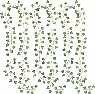 Garlandë dekorative me gjethe artificiale Ivy, 6.3m, jeshile