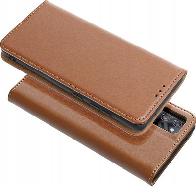 Këllëf telefoni Forcell Smart Pro për Xiaomi Redmi 13C, lëkurë, kafe