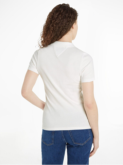 Maicë për femra Tommy Hilfiger Slim Fit, e bardhë