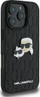 Mbrojtëse telefoni Karl Lagerfeld KLHCP16LPGKLKCPK, për iPhone 16 Pro 6.3", hardcase, e zezë