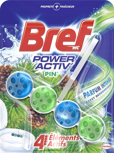 Freskues WC Bref Power Activ Pine, bllok varës, 50g