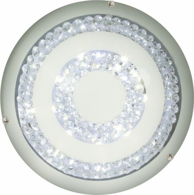Lampë tavani Monza Flush Mount 40, LED 16W, 4000K, e bardhë