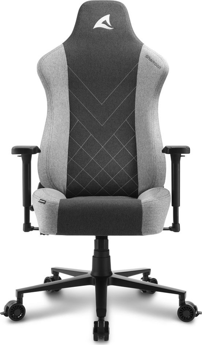 Karrige gaming Sharkoon SKILLER SGS30 Fabric, memory foam, bazë alumini, gri