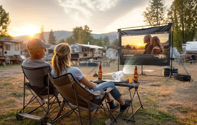 Projektor INNPRO Magcubic HY320PRO, Full HD 1080p, Android 14, i bardhë