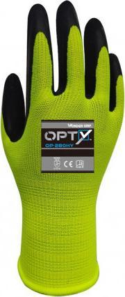 Dorëza pune Wonder Grip OP-280HY Opty, masa 11 XXL, e verdhë me të zezë