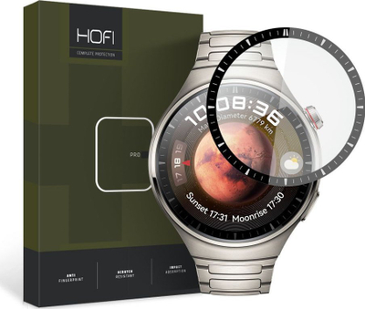 Xham mbrojtës Hofi Hybrid Glass Pro+ për Huawei Watch 4 46mm, 7H, transparent