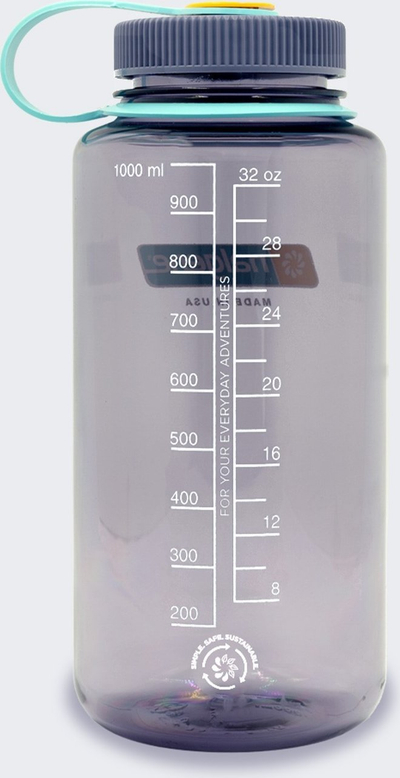 Шише за вода Nalgene Sustain Wide Mouth, 950 ml, без BPA, сино