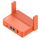 Router Wi Fi udhëtimi Cudy TR1200, AC1200, dual band, portokalli