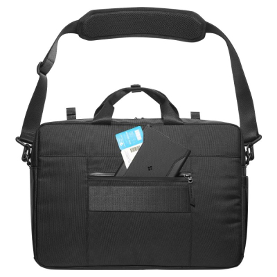 Çantë laptopi Spigen Klasden, 16", najlon Condura, e zezë