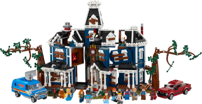 Set LEGO Icons Stranger Things Creel House 11370, model ndërtimi, për koleksionistë, shumëngjyrësh