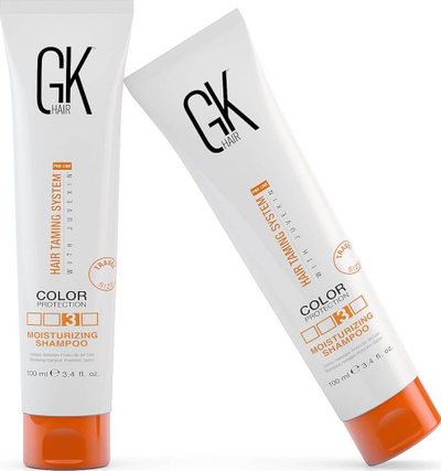 Shampo për flokë GK Hair Hair Taming System Color Protection Moisturizing, 100ml, për flokë të lyer