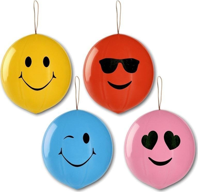 Balona për zbukurim Godan Balls With Four Smiles, 50 copë, shumëngjyrëshe