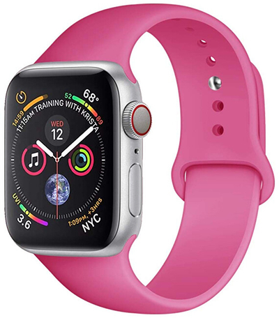 Rrip zëvendësues për orë të mençur 4wrist Apple Watch, 38/40 mm, rozë