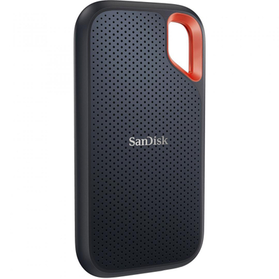 SSD i jashtëm SanDisk Extreme Portable V2, 4TB, NVMe, e zezë portokalli