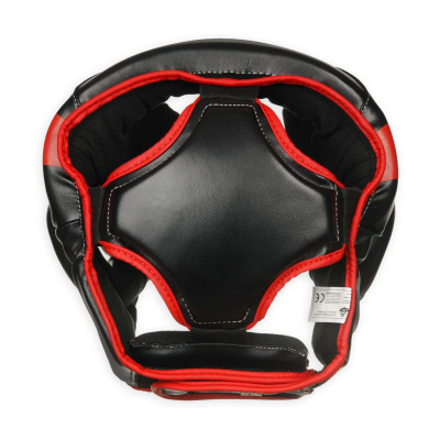 Helmetë boksi Bushido Training Sparring S, e rregullueshme, mbrojtje e plotë, e zezë