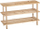 Stol për këpucë Zeller Shoe Bench, 3 rafte, dru pishe natyral