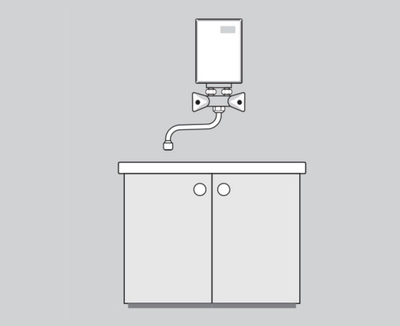 Ngrohës uji elektrik Wijas Perfect, 4.5 kW, me rubinet, i bardhë