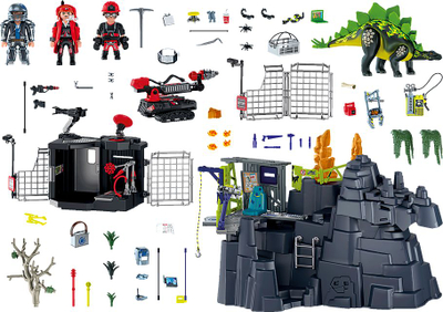 Set lodrash Playmobil Dino Rise Crystal Mine 70623, me dinosaur, me drita