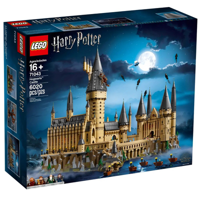 Lodër ndërto Hogwarts Castle, set ndërtimi, për fëmijë dhe koleksionistë, shumëngjyrëshe