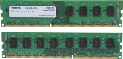 Memorie Mushkin Essentials, DDR3L, 8 GB, 1600 MHz, CL11, 997030
