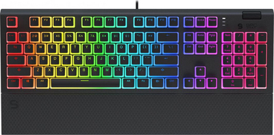Tastierë SPC Gear GK650K Omnis Kailh Red RGB Pudding Edition (SPG120), e zezë
