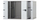 Rafth dyshemeje Triton 19" 15U, 600x800mm, derë xhami, gri
