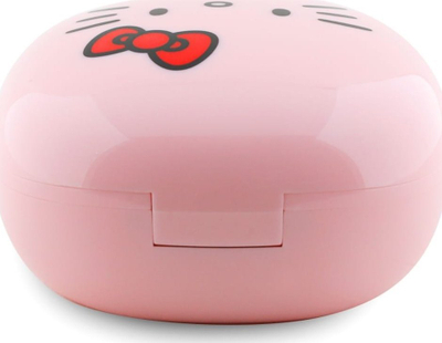 Kufje wireless Hello Kitty O Glossy Finish, TWS, Bluetooth 5.4, rozë