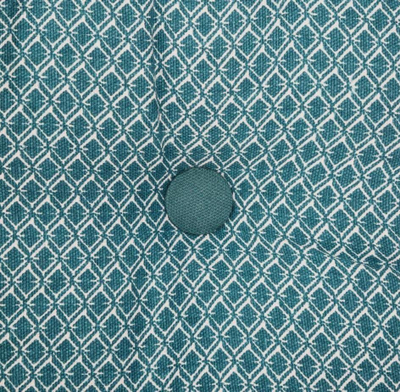 Jastëk dyshemeje Atmosphera Otto, katror 38 x 38 cm, pambuk, blu teal