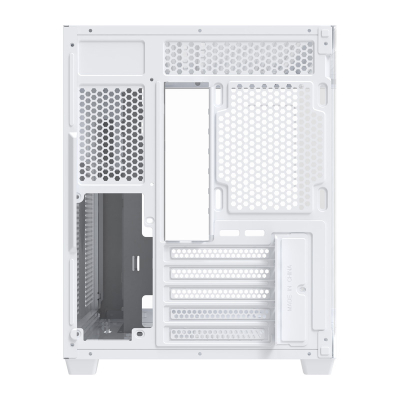 Kuti kompjuteri DarkFlash B275, ATX M ATX mini ITX, panel xhami i temperuar, e bardhë