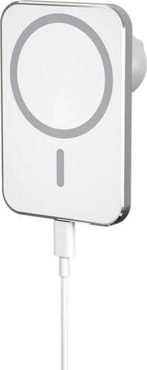 Mbajtëse telefoni për makinë RoGer X16, karikim wireless MagSafe QI 15W, e zezë