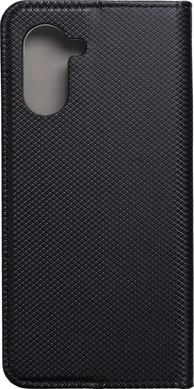 Kapak telefoni Smart Book Case për Realme C33, magnetik, me xhep, i zi