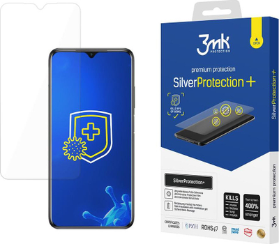 Folje mbrojtëse ekrani 3MK SilverProtection Plus, për POCO M3, antimikrobiale, transparente
