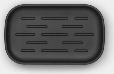 Mbajtëse sapuni Brabantia Standing Soap Dish, kundër rrëshqitjes, e zezë