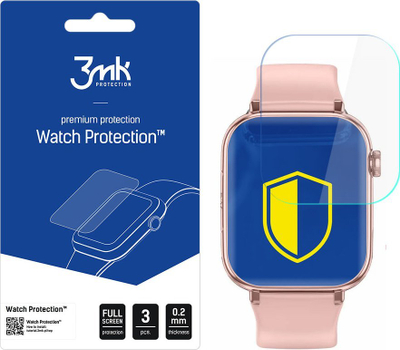 Mbrojtëse ekrani për orë 3mk Watch Protection ARC+ për Manta Kevin SWK02, 0.2mm, transparente