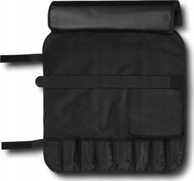 Çantë rrotulluese për thika Victorinox, profesionale, material sintetik, e zezë