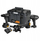 Set veglash pa kabllo DeWalt McLaren XR 18V, 3 vegla brushless, 2x5Ah, zi portokalli
