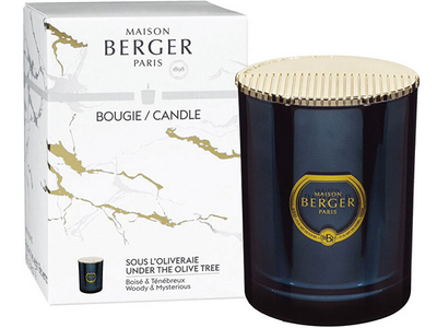 Qiri aromatik Maison Berger Paris Alpha Royal Blue Under the Olive Tree, 240 g