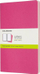 Set fletore Moleskine Cahier, 3 copë, me vija, 19 x 25 cm, rozë Kinetic Pink