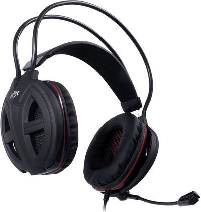 Гејминг слушалки Gamdias Hebe V2 GHS3300, стерео, со микрофон, црвени
