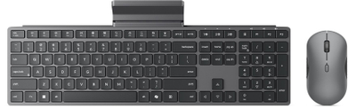Set tastiere dhe miu Lenovo 700 Modern, wireless, multi device, gri e errët