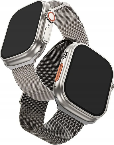 Rrip ore Hoco AS101 Starry për Apple Watch 38 40 41mm, çelik inoksi, mbyllje me magnet, argjendtë